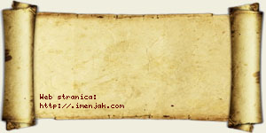 Brnča Jočanin vizit kartica